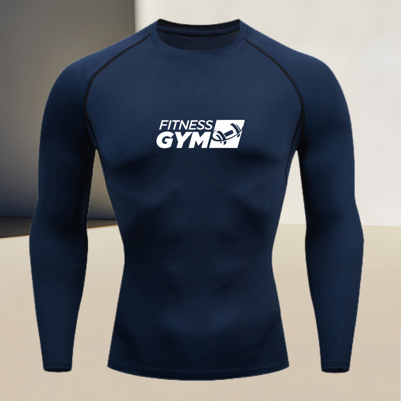 Base Layer Top - Erkekler için Yuvarlak Yaka Uzun Kollu