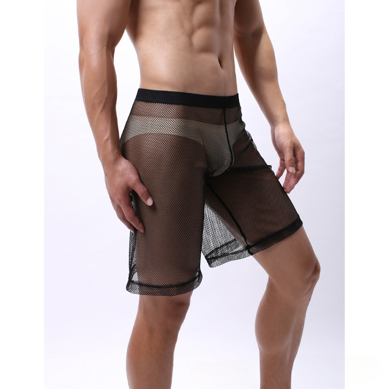 Pouch Boxer Pouch - Alçak Örgü Erotik Iç Çamaşırı Erkekler
