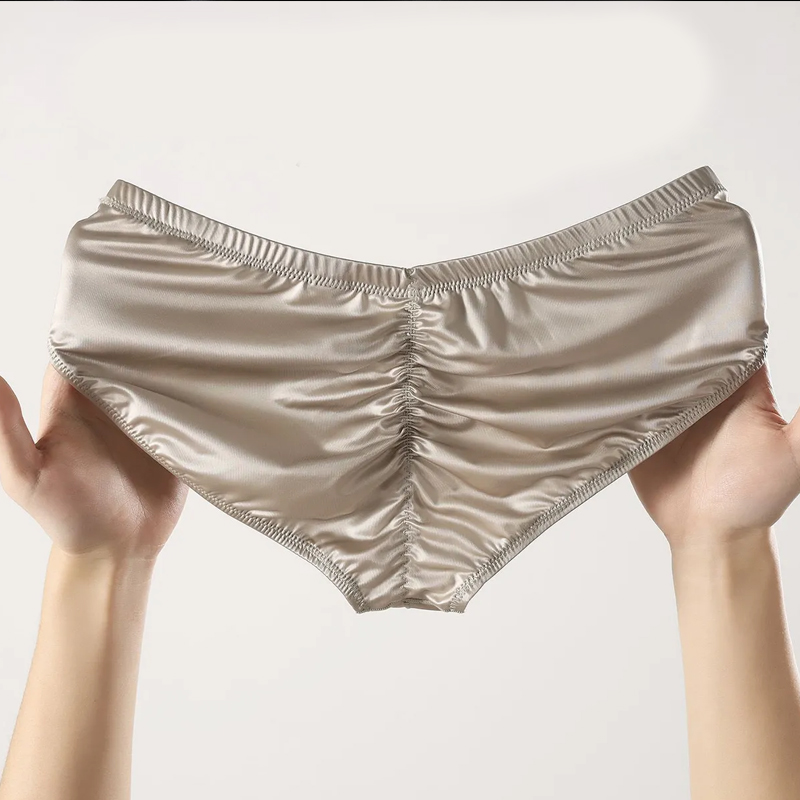 Pouch Boxer Pouch - 4 adet erkek külot parlak saten