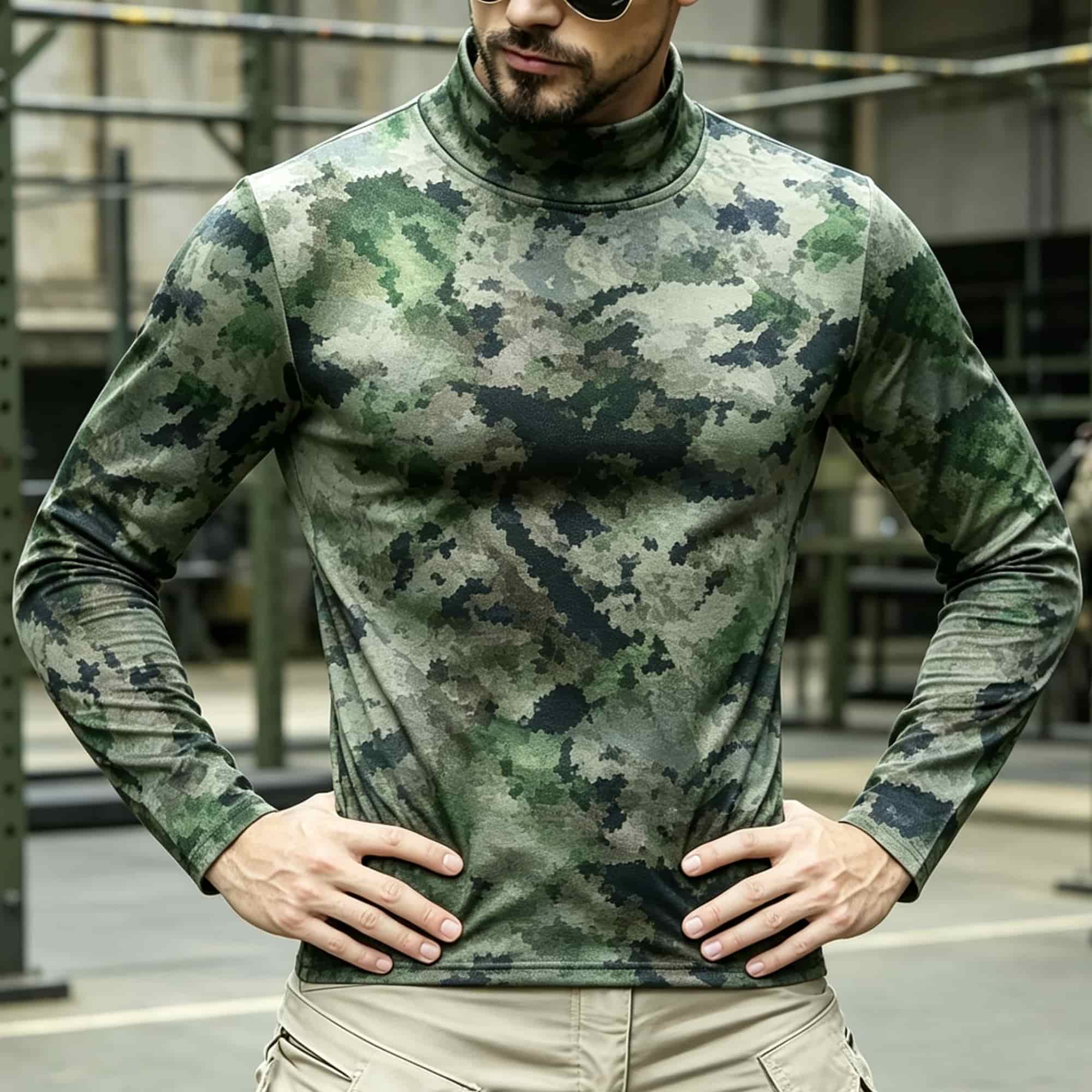 Erkek Taktik Kamuflaj Baskılı  - Base Layer Top incelemesi ve fiyatı