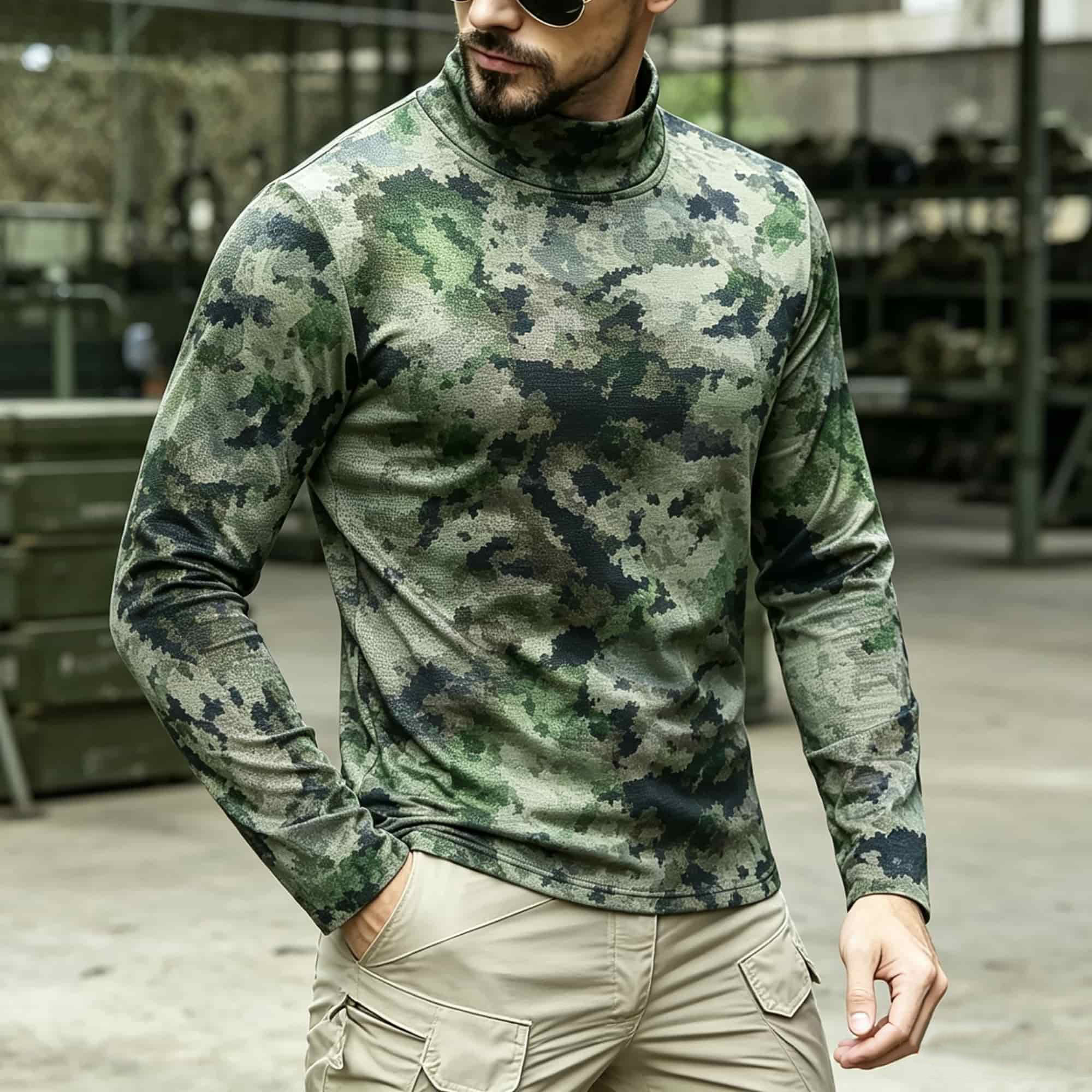 Erkek Taktik Kamuflaj Baskılı  - Base Layer Top incelemesi ve fiyatı